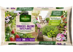Terreau Terrasses et Balcons - 20 L